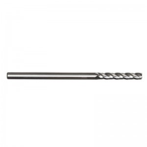 Premium Carbide End Mill, дълга серия, 4 флейта, 1/8 \