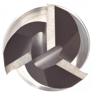 Карбидна квадратна носова фреза, инч, непромазана (ярка) финиш, шлифовка и финиш, 30 градуса спирала, 3 флейти, 3 \"обща дължина, 0,500\" д...