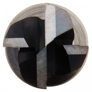 Фреза с твърд карбид, с покритие AlTiN, 4 флейта, 1/4 \