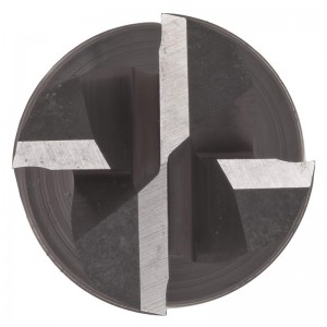 Carbide Micro Square Nose End Mill, без покритие (ярък) финиш, спирала 30 градуса, 4 флейти, 1,5 \"обща дължина, диаметър на рязане 1/16\", диаметър на ръба...