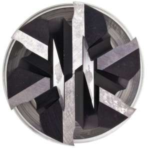 Карбидна квадратна носова мелница, многослойна повърхност TIALN, спирала 40 градуса, 6 флейти, 3 \"обща дължина, 0,5\" диаметър на рязане, ...