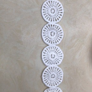 23 # дантела от млечна коприна ， дантела от полиестер / найлон ， памучна дантела