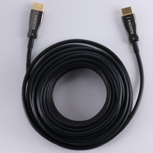 ARC функция Fiber HDMI CABLE (оптично предаване на оптични влакна), оптоелектронна хибридна; Метална обвивка, 4K