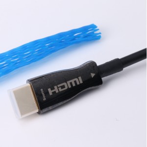 ARC функция Fiber HDMI CABLE (оптично предаване на оптични влакна), оптоелектронна хибридна; Метална обвивка, 4K