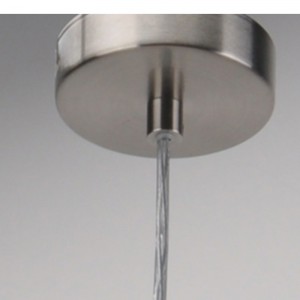 модерна висулка с лазерно изрязана сянка от черен плат