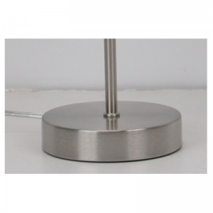 Настолна лампа с ленен нюанс