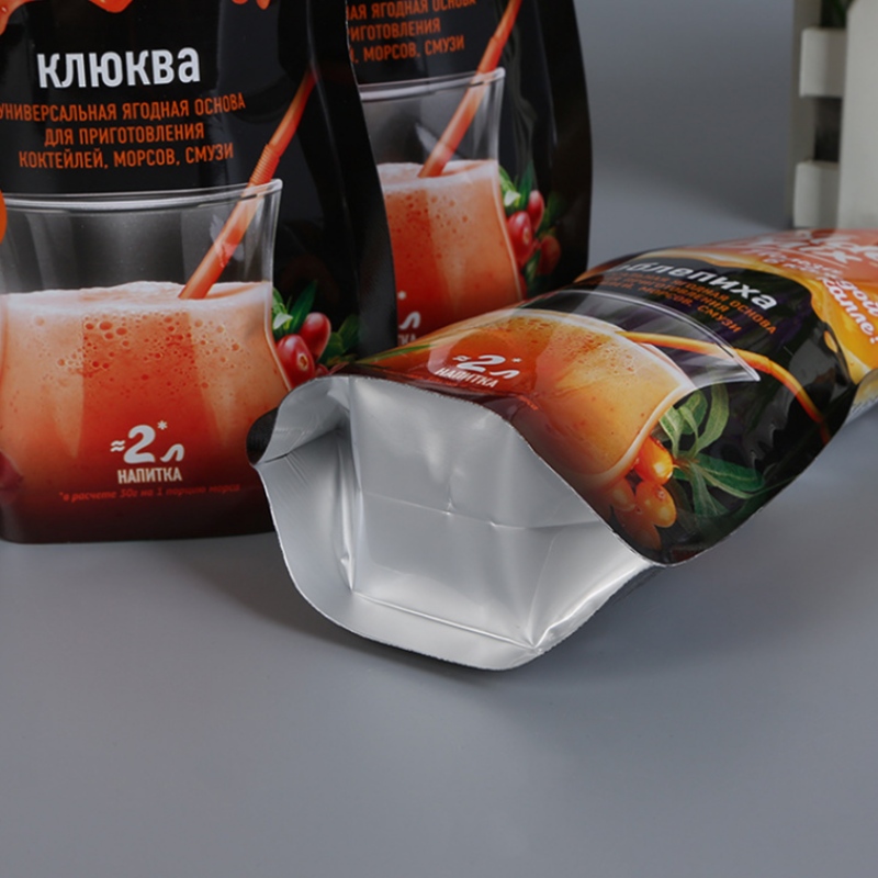 непропусклива по поръчка специална бутилка за сок за инжектиране или пластмасова торбичка с форма на Jar