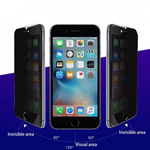 2.5D Защита на екрана за поверителност лисица iPhone Xs / Xr / Xs Макс