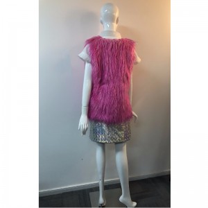MAGENTA SHAGGY GILET ДАМСКИ RLWF0023
