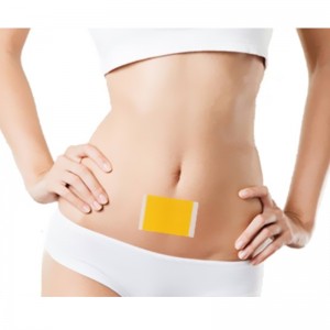 Малка жълта тънка лепенка