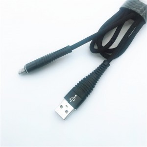 KPS-1003CB 8pin Нов дизайн 1M русалка 2A бързо зареждащ usb кабел за данни за iphone