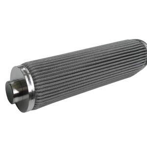 Плисирана водна филтърна свещ от неръждаема стомана 50Micron