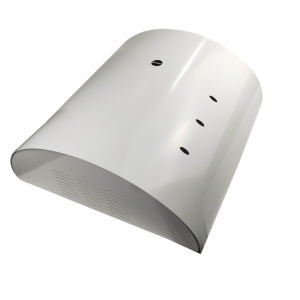 Електрическа разклонителна кутия с метален панел за ограда с щампован капак на плочата