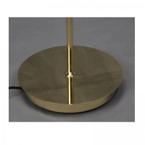 Подова лампа с метален нюанс и функция за регулиране