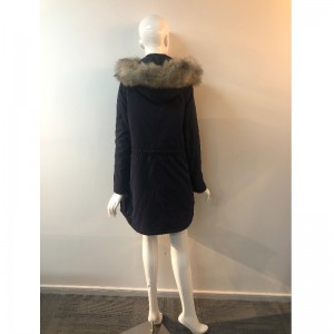 Черно палто с черно палто RLWPC0076