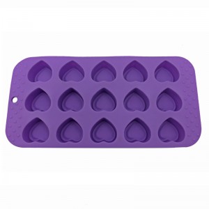 Шоколадови формички за сладка любов силиконови форми за сърце