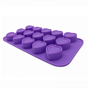 Шоколадови формички за сладка любов силиконови форми за сърце