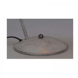 Настолна лампа с функция за регулиране на метален нюанс и бяло матово злато