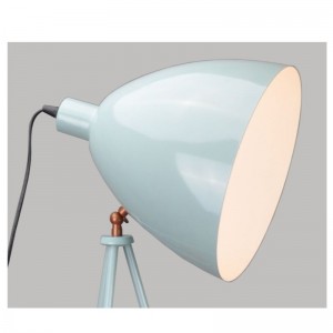 Подова лампа за статив с метален нюанс и функция за регулиране