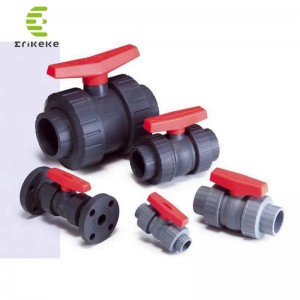 PVC двойно съединителен кран с високо налягане за питейна вода