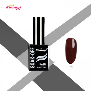Kamayi 72 Цветен висококачествен гел за нокти с дълготраен блясък Soak Off Gel Polish GP071