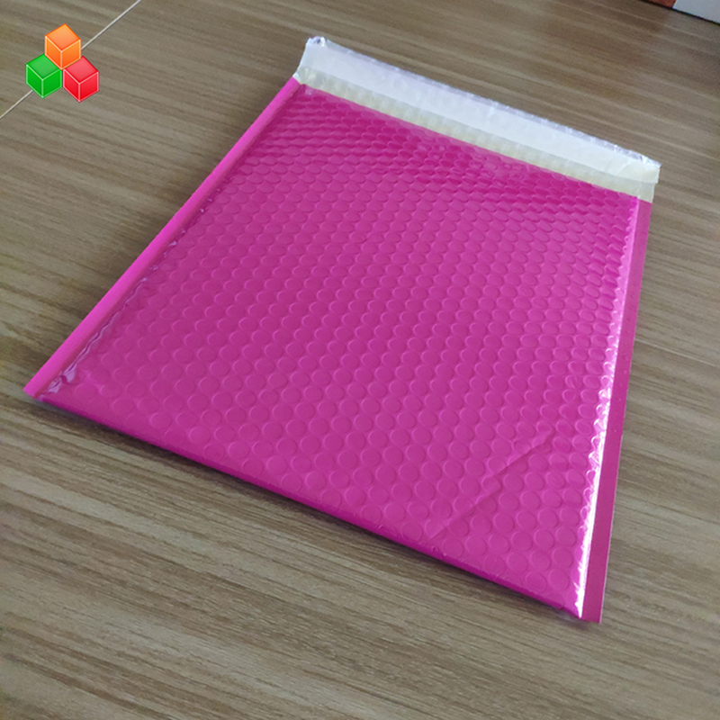 Персонализиран размер на удароустойчиви транспортни опаковки перлено фолио мехур / водоустойчив издръжлив бял розов перлен филм чанта