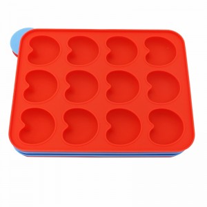 3D силиконова форма за шоколадова торта 12 силиконова форма за близалки