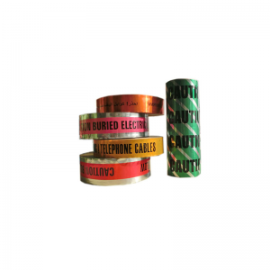 Пластмасова предупредителна лента за кабелно подземно разпознаваемо алуминиево фолио PE Предупреждение