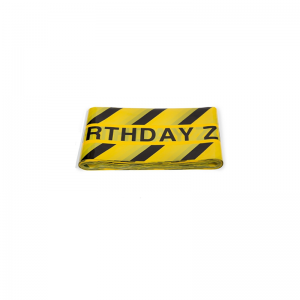 Висококачествена фабрика PE трафик строителна полиция предупреждение за безопасност предпазни мерки по поръчка барикада лента