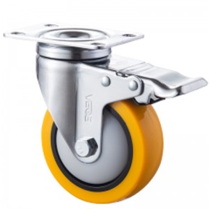 Средно мито - хромирано покритие с оранжево TPE колело