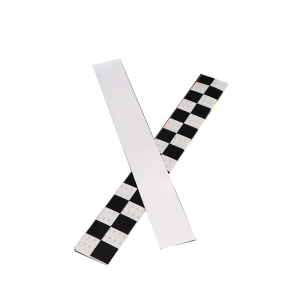 ["Фабрика директна търговия на едро безплатна проба PVC флуоресценция кристална лента решетка по поръчка отпечатана отразяваща ле...