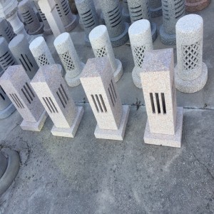 Каменни фенери Каменни резби и скулптури Естествена чиста ръчна работа Уникалност