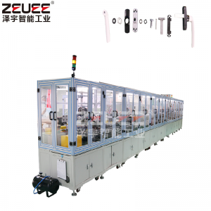 Хардуерните аксесоари за прозорци и врати се справят с автоматичното оборудване за монтаж