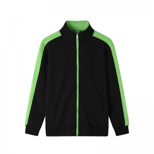 # 309-Berber Fleece двуцветен суичър с цип