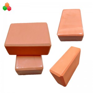 Фабрично снабдяване с висококачествена памет Eva блокира релефно лого OEM йога блок за упражнения еко печат за печат за здраве здраве