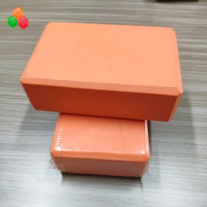 Фабрично снабдяване с висококачествена памет Eva блокира релефно лого OEM йога блок за упражнения еко печат за печат за здраве здраве