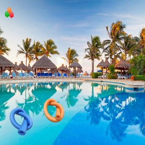 Горещо продаване на топлоустойчив плаващ сгъваем близък клетъчен полиетилен пяна материал басейн плува юфка тръба гръб род