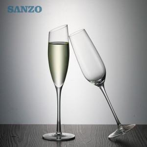 Стъкло за шампанско SANZO Bohemian Glass Персонализирано ръчно изработено стъкло за шампанско