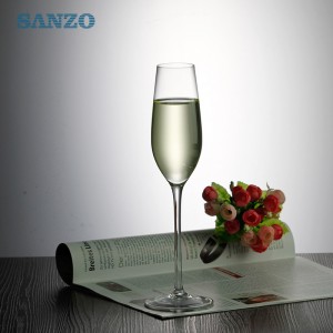 SANZO Blue Steam Champagne Flute Персонализирани ръчно изработени чаши за шампанско, промоционални горещи продажби Евтини шампанско флейти