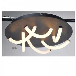 LED таванска лампа с 6бр акрилна тръба