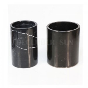 Черен мраморен охладител за вино