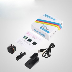 Преносима реална HD 720P SQ11 мини джобна камера 140 ъгъл на изглед