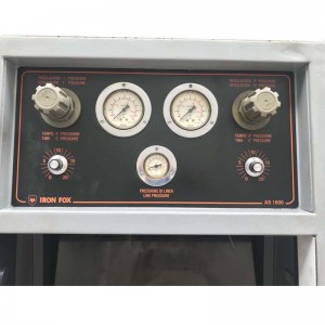 Пневматична преса за подметка на желязна лисица, закрепваща обувки, като цената на машината