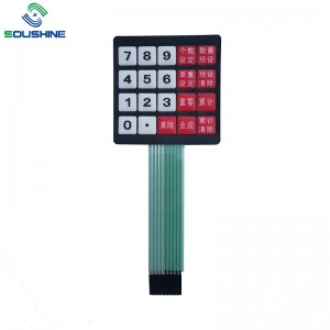 Персонализиран мембранен превключвател \/ клавиатура на везни