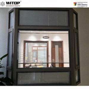 Прозорци от алуминиев отсек и лък