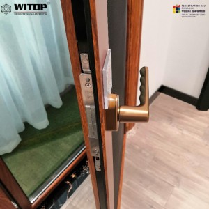 поляризиран алуминиев прозорец за остъкляване с алуминиева решетка с желязна решетка