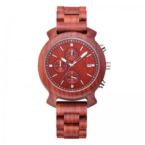 Елегантна стилна ръчна мъжка мъжка черна сандална кожена каишка по поръчка на дървена лента за дърво