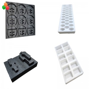 персонализиран калъп die cut pack epe вътрешна пяна устойчива на цветни вложки от epe пяна за опаковъчен материал за бутилка вино