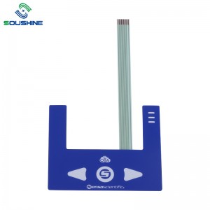 OEM мембранен превключвател с LED