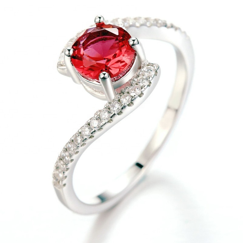 Годежни пръстени за жени аметист кубични циркониеви пръстени рубинови пръстени обещават пръстени